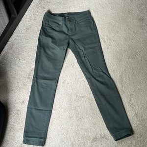 Loft Green Modern Skinny Pants
